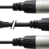 adapter XLR Cordial CFY0.3FMM CFY0.3FMM, 30.00 cm