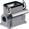 Surface mount housing, size B6, die-cast aluminum, M20, angled, longitudinal bow locking, IP65, 1900460000