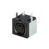 Gniazdo mini-Din 4p (SVHS) do druku kątowe / TM0508A/4