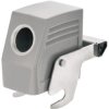 Grommet housing, size D24, die-cast aluminum, PG21, angled, central locking, IP65, 1968360000