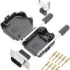 encitech 6355-0078-01 Zestaw listew męskich D-Sub DPPK09-BK-DBCP-K, rzędy: 2, styki: 9, 180 °, 1 szt.