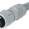 Jack, 3 pole, solder cup, screw locking, straight, 930764517