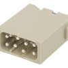 Wtyk; Han EE; 09140082633; 8 torów; poliwęglan; proste; zaciskany; 16A; 400V; szary; 0,5÷2,5mm2; Harting; RoHS
