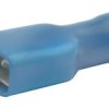 Insulated flat plug sleeve, 4.8 x 0.8 mm, 1.5 to 2.5 mm², AWG 16 to 14, brass, tin-plated, blue, 8303V