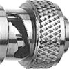 BNC plug 50 Ω, RG-402, Belden 1673A, solder connection, straight, 100023310