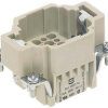 Wkładka złącza dużej mocy 24-pinowe HARTING Męski 10 A 0916 24 2.5 mm² Kabel Prosty