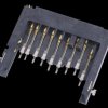 FPS009-3001BL MMC and SD card connector, 9-pin