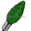 E10 14V 3W szyszka [2] zielona Millenium Żarówka choinkowa z trzonkiem E10 14V 3W szyszka zielona