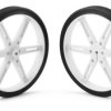 Pololu Wheel 80×10mm Pair - White