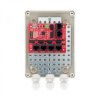 Switch PoE 6 portowy 10/100Mbps (5xPoE + 1xUplink), bezpieczniki elektroniczne, tryb Long Range, w obudowie zewnętrznej ABOX-S2