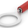 Insulated ring cable lug, 0.38 mm², AWG 22, 13.08 mm, M12, red, 2-328975-1