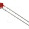 151031SS06000 LED, 3 mm, wired, red, 9 mcd, 60°