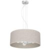 Lampa Sufitowa Lino Biel / Len 3Xe27 Mlp7501 Milagro