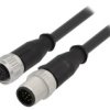 Złącze M12 Męsko-Żeńskie Proste 10M 12Pin 21348485C78100