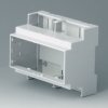 PC DIN rail enclosure, (L x W x H) 58 x 106 x 90 mm, light gray, B6705100