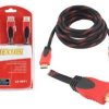 Przyłącze HDMI-HDMI 1.4V czerwone 3m
