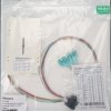 53100.204 Splice cassette, assembled, pigtails LC OM3
