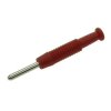 Wtyk bananowy MST 3 Hirschmann 2mm czerwony
