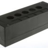 Obudowa kasety sterowniczej Schneider Electric 5-otworowa Ø 22mm Czarny Harmony