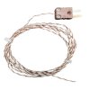 Termopara T średnica 0.2mm długość 2m Wtyk miniaturowy Correge