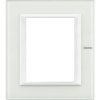 AXOLUTE Ramka 1 pojedyncza prostokątna 3+3 moduły białe szkło HA4826VBB LEGRAND