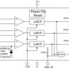Automotive precision triple comparator with open-drain output, self-latch and integrated AND gate