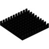 IC heatsink, (L x W x H) 40 x 40 x 6 mm, 14.6 to 5.8 K/W, black anodized, ICK BGA 40 X 40