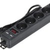 LISTWA ZASILAJĄCA AK-SP-05U (5 GNIAZD + 2 USB) AKYGA