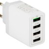 Ładowarka sieciowa 4xUSB QC3.0 30W