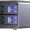 Unitek Obudowa RAID do dysku SATA 2.5''/3.5'' 4 tryby 40TB USB C 10Gb/s