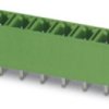 Pin header, 3 pole, pitch 5.08 mm, straight, green, 1836309