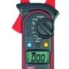 MIER-UT201 Miernik cęgowy z pomiarem VDC, VAC, AAC, R, ciągłość obwodów, test diody
