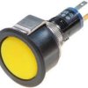 Kontrolka 3V Żółty EAO średnica wycięcia 18mm Montaż wpuszczany