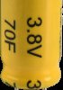 LY13R810025M706R-L Super capacitor, 70 F, 3.8 V, 7.3 A,10 x 25 mm