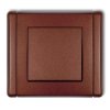 FLEXI Przycisk jednobiegunowy brązowy metalik 9FWP-4.1
