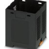 Housing lower part, ABS/PC, (W x H x D) 70.1 x 75 x 87.3 mm, black, for enclosure, 1071114