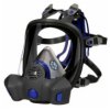 Maska oddechowa M Czarny, niebieski Maska pełna