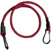 HP12008 Bungee Cord With Carabiner 10 mm X 0.8 M Elastic Strap