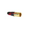 Wtyk mikrofonowy 3pin gold plast 10-0207G