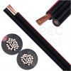 Kabel głośnikowy płaski SMYp 2x1,5mm2 Cu czarny NEKU