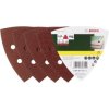 Bosch 2607019488 Delta Sandpaper Hook & Loop Perforated 60 Grit 93mm Wood 25pk