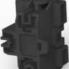 Insulating housing for 7.92 mm, 3 pole, PA, UL 94V-2, black, 172615-2
