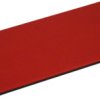 End plate, aluminum, (L x W x H) 124.79 x 50.9 x 1.45 mm, red, 1455QALRD-10
