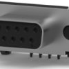 D-Sub socket, 9 pole, standard, equipped, angled, solder pin, 5747844-2