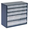 Regał szufladkowy, kolor: Niebieski, materiał: , materiał: stal, 282mm x 306mm x 150mm, Raaco