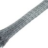 Metal braided sleeve, range 6-12 mm, silver, -50 to 200 °C, 2050-001A
