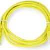 Patchcord RJ45 UTP 5e, długość 2,5m - żółty