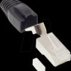 GC-N0093 RJ-45 connector Cat.6A, 1er set black