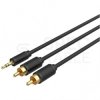 UNITEK Kabel Audio mini Jack 3,5mm Stereo (wtyk) /2x RCA (wtyk) 1,5m