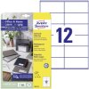 Avery-Zweckform 3424-10 All-purpose labels White Paper 105x48 mm 120 pcs